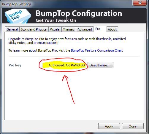 BumpTop Pro 2.1 + Crack.Rar By khorian no 1