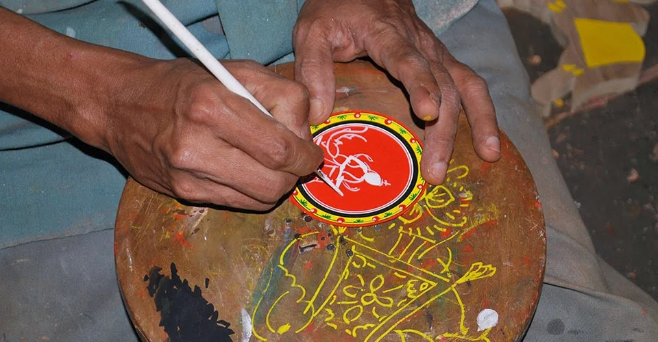 Ganjifa Painting at Sawantwadi Konkan