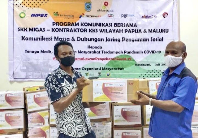  SKK Migas dan KKKS Pamalu Dukung Pemprov Papua Barat dalam Pandemik Covid19 Di Manokwari