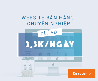 Web site bán hàng zozo cho bạn