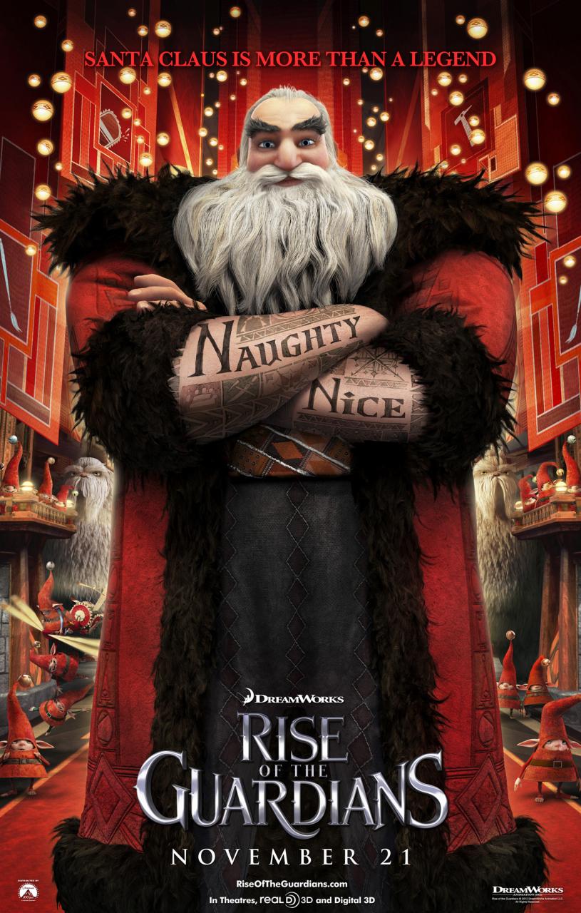 6 New Character Posters From Rise of the Guardians by Dreamworks