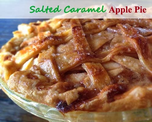 Amazing Salted Caramel #Apple_Pie.  Click For Recipe