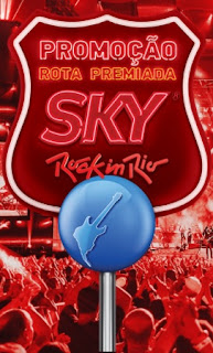 Promoção Sky Rota Premiada 2017 Viagem Ingressos Rock in Rio