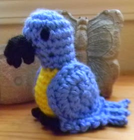 PATRON GRATIS LORO AMIGURUMI 