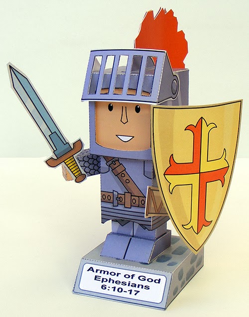 The Armor of God Paper Toy