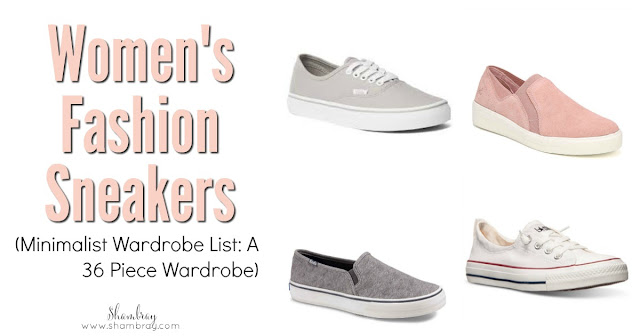 Women's Fashion Sneakers (Minimalist Wardrobe List: A 36 Piece Wardrobe)