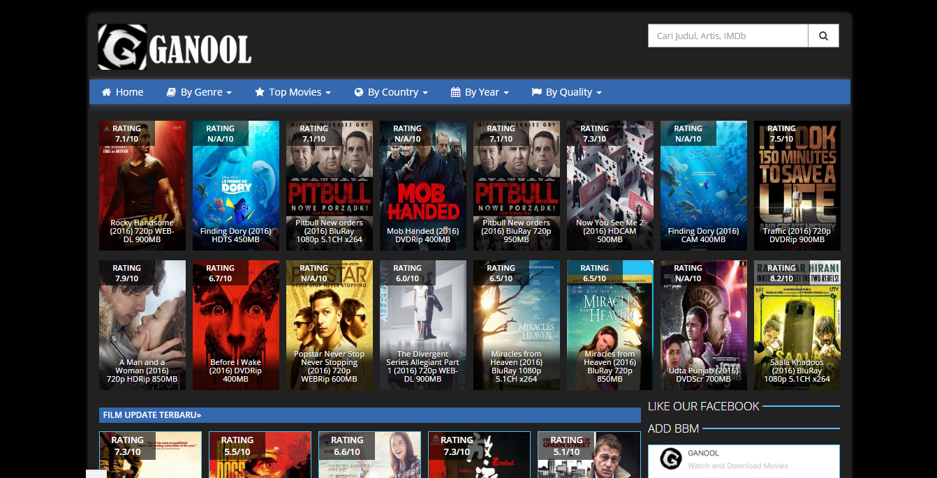 3+ Situs Download FILM Terbaik dan Terlengkap 2017