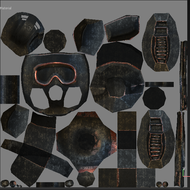 apocalypse gas mask. game ready