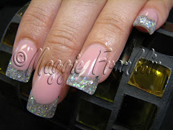 nails rockstar acrylic analogy regarding brief glitter