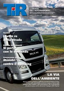 TIR La rivista dell'autotrasporto 195 - Ottobre 2016 | CBR 96 dpi | Mensile | Professionisti | Trasporti
