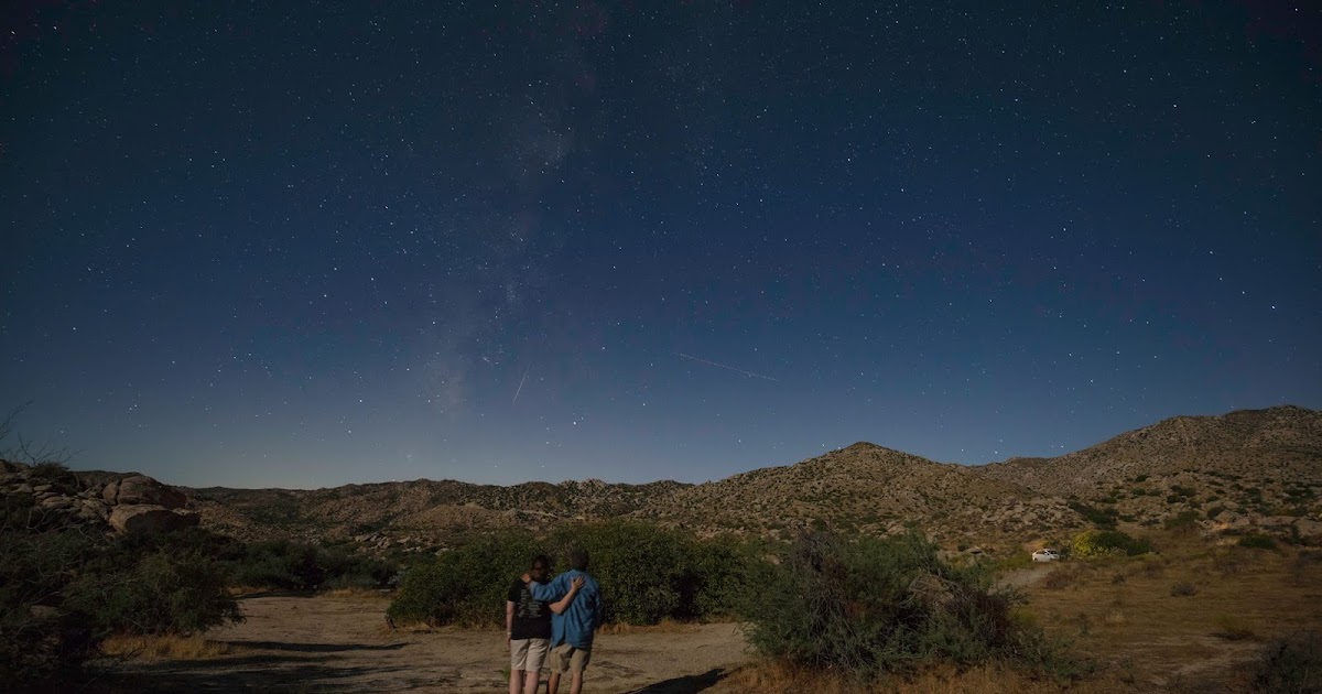 Meteor Shower at Culp Valley in the Anza Borrego Desert