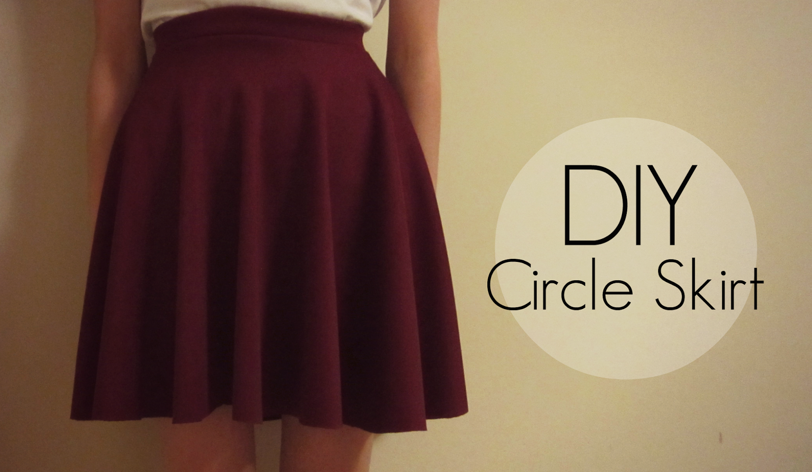 How to Make a Circle Skirt A Splash of Tan