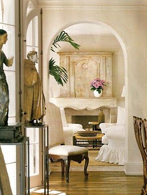 image result for beautiful French farmhouse living room by Pamela Pierce designs