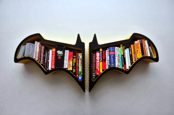 Batman Wall Book Shelf Design