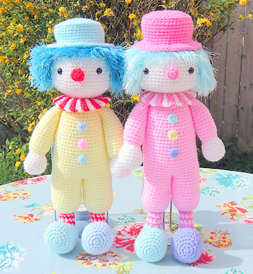 clown doll crochet pattern