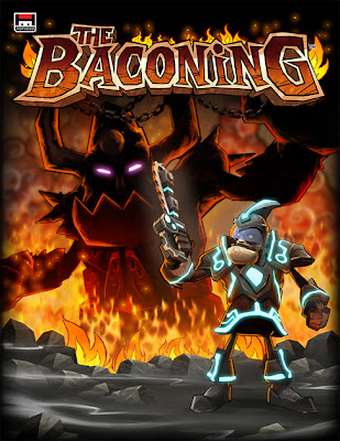 deathspank the baconing cover art deathspank the baconing cover art