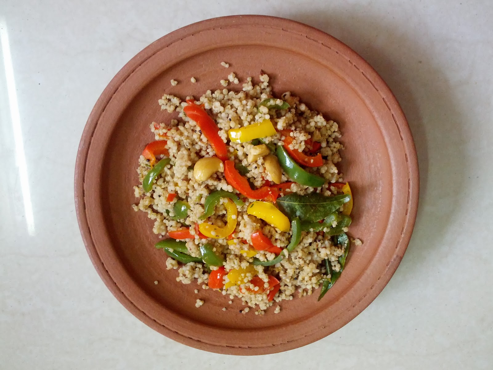 Passions & Practices Kodo millet Capsicum rice