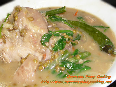 Munggo with Pork Pata, Mung Beans with Pork Leg