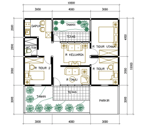 Desain Rumah Minimalis Type 70 Luas Tanah 100 M2  Desain Rumah 