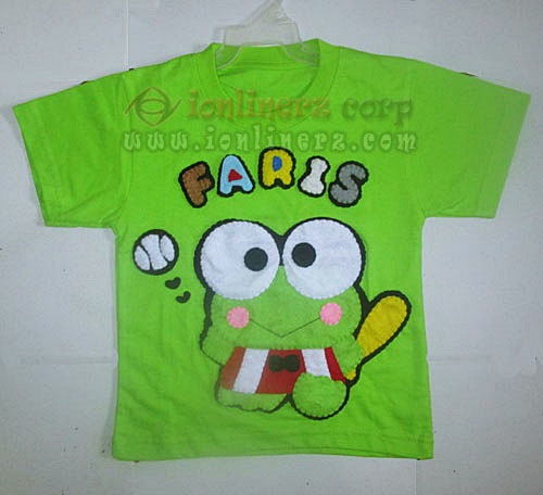 Kaos / Baju Flanel Anak Karakter Kartun Keroppi Kaos / Baju Flanel Anak Karakter Kartun Keroppi