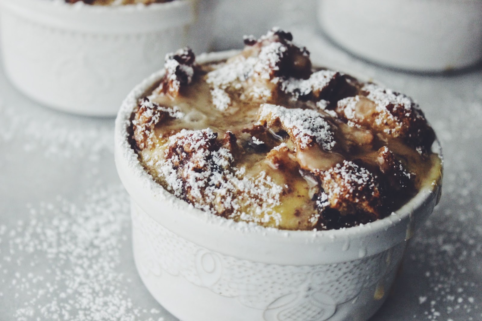 Cinnamon Raisin Bread Pudding with Maple Glaze D.M.R. Fine Foods