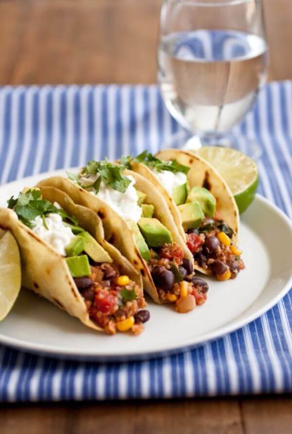 Chicken Tacos with Beans and Quinoa Recipe Useful Weight Loss Ideas