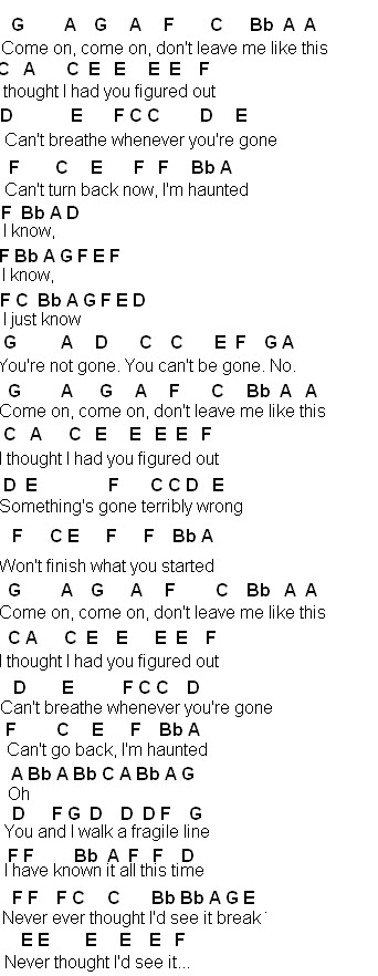 Flute Sheet Music: Haunted