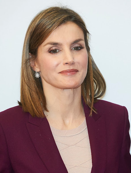 Queen Letizia attends a meeting with the BBVA Foundation