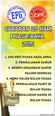 Cabaran20hari Puasaraya 2015 Resepi Hidangan Sahur