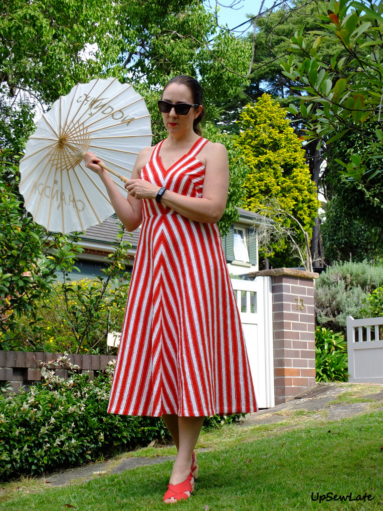 Up Sew Late: D G Sundress: Vogue 8974