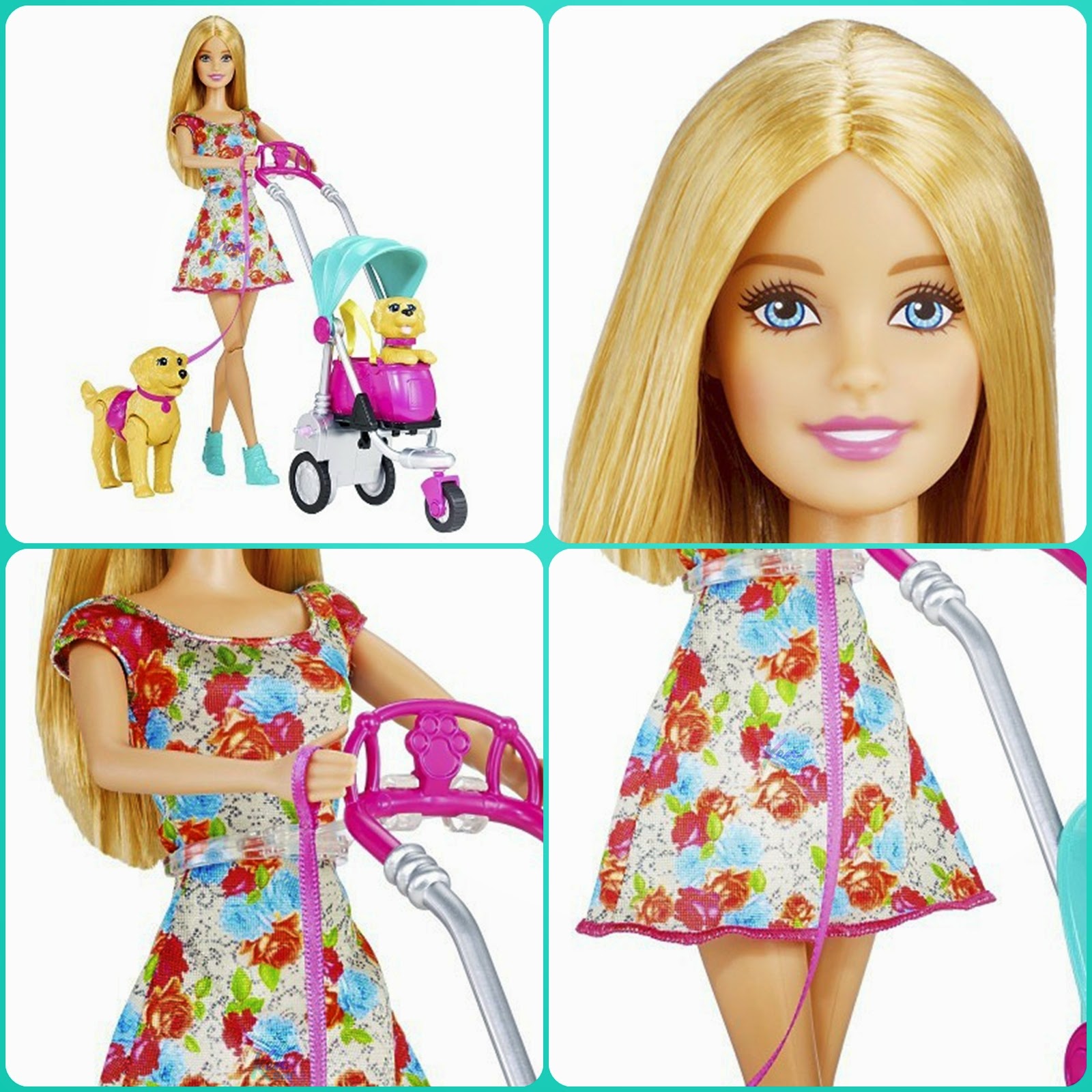 Ken Doll: Barbie Glam Hair & Strollin’ Pups 2015