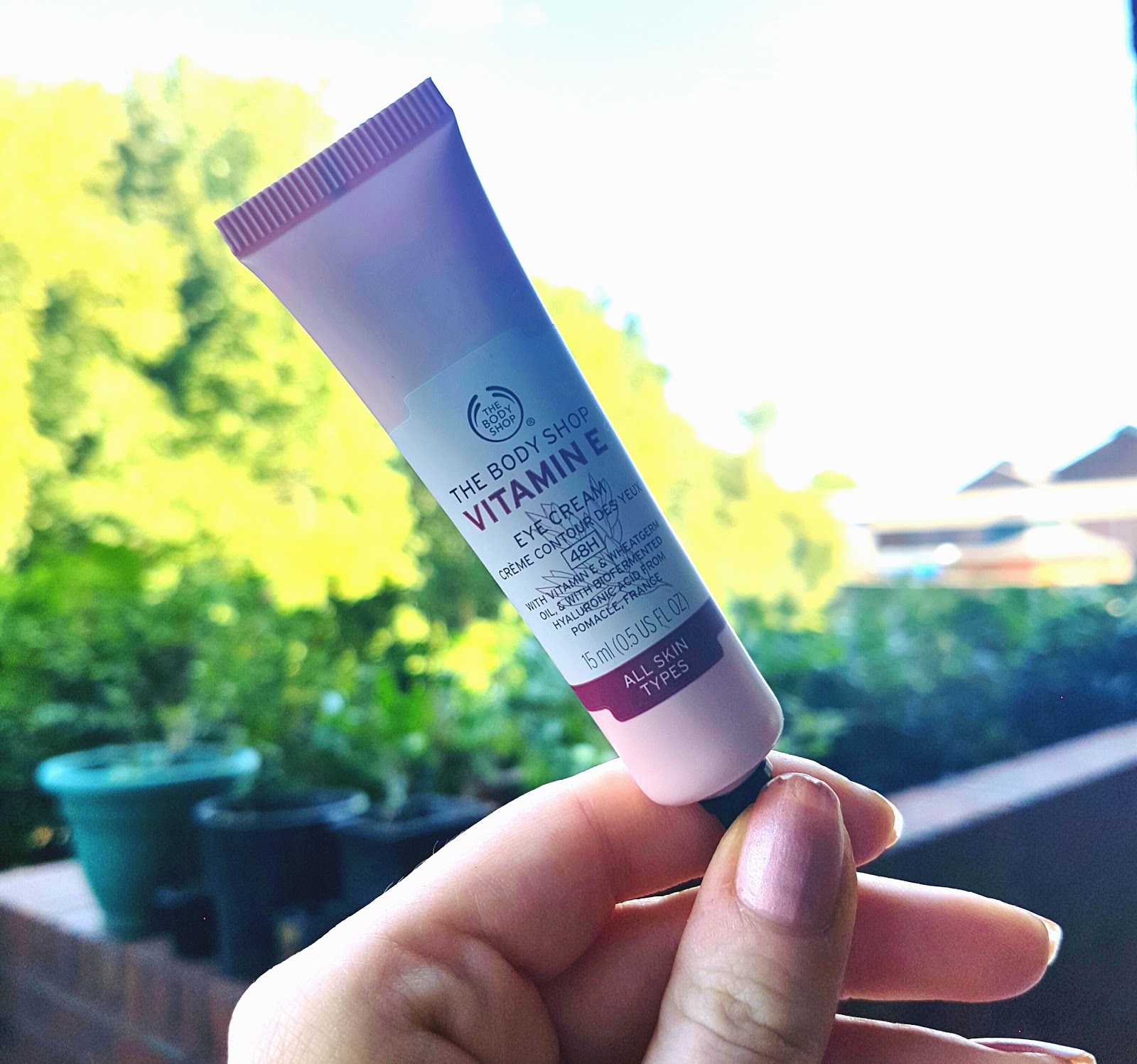 body shop vitamin e under eye cream