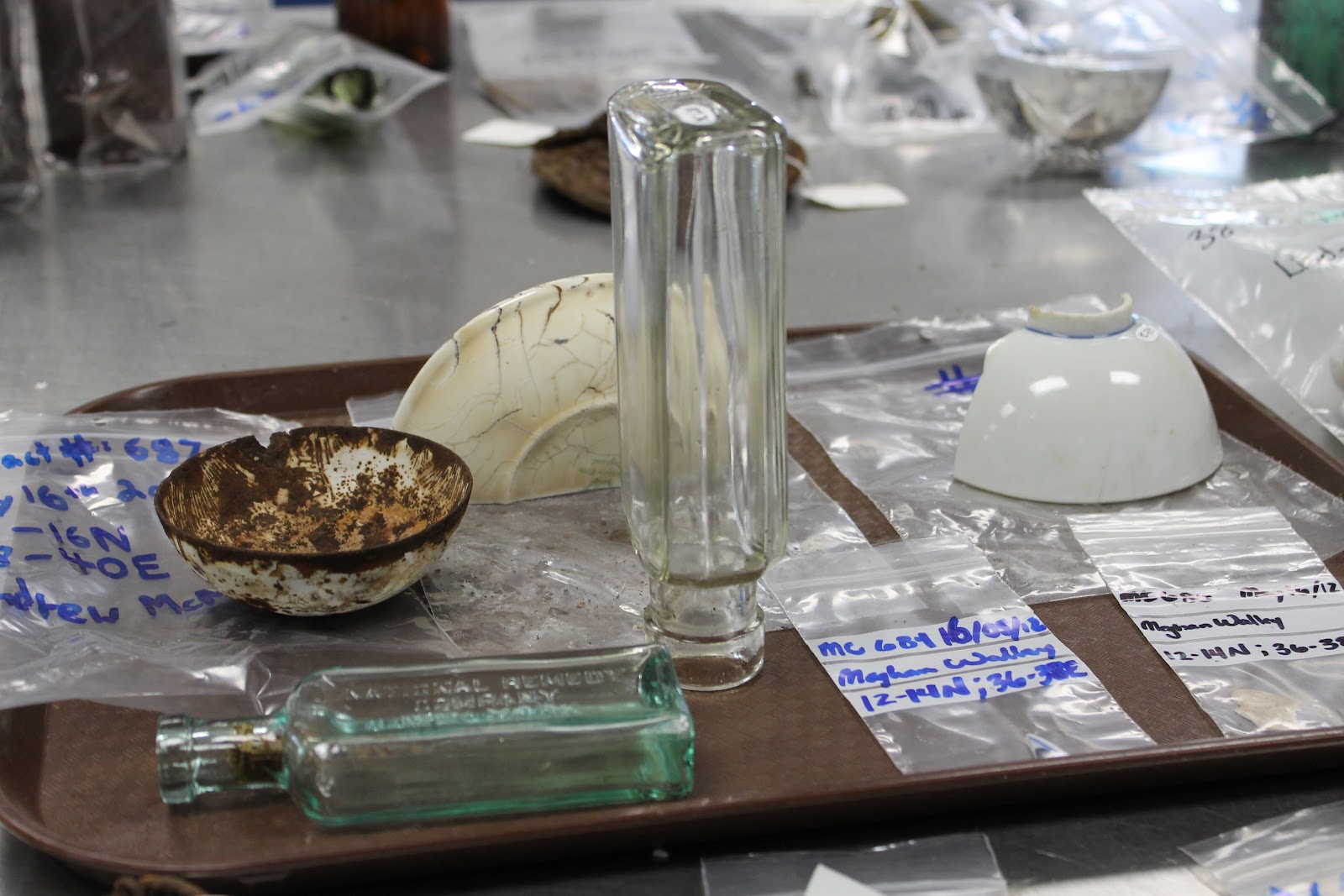 Capilano University Archaeology Field School 2012: May 24th: Laboratory ...