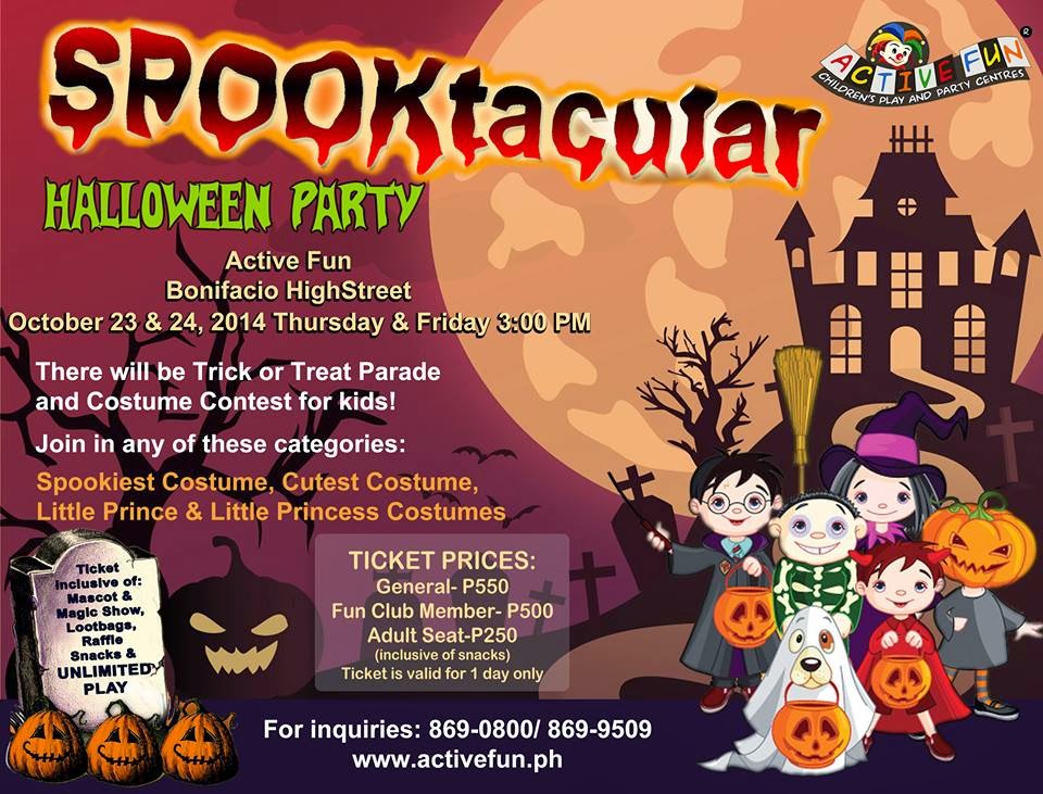 2014 List of Halloween Trick or Treat Events in Metro Manila
