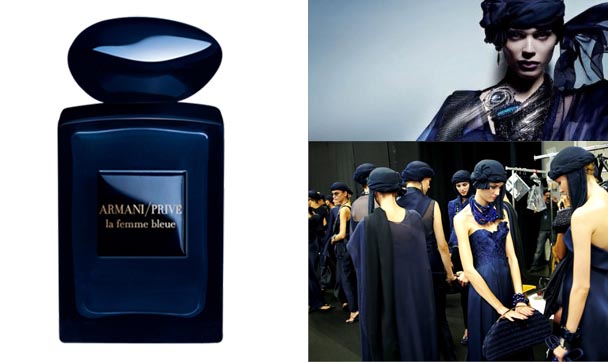 armani prive la femme bleue