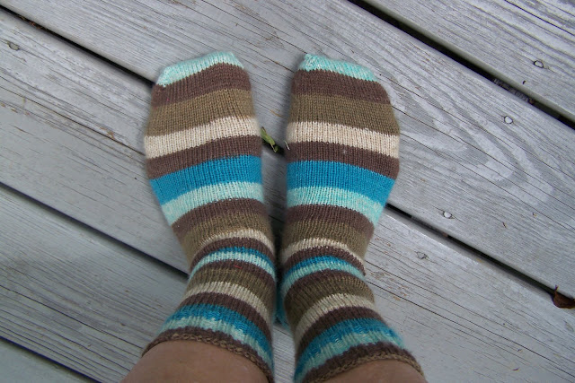 Summer Knitting Knit Picks Striped Socks