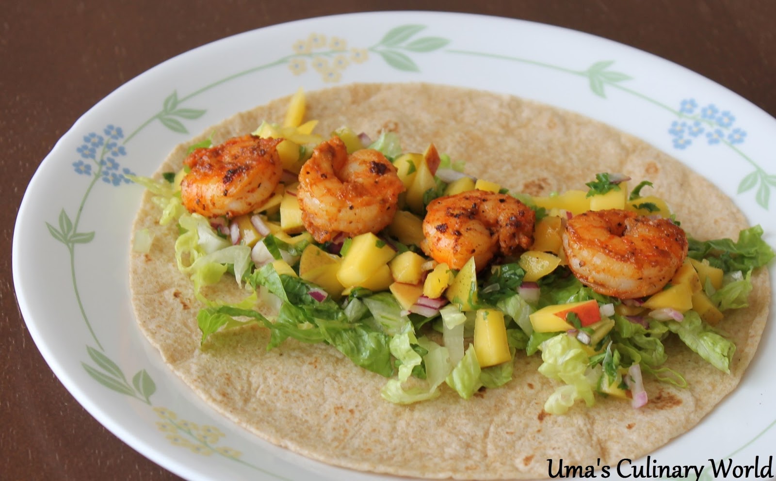 Shrimp (Prawn) Tacos with Mango Salsa