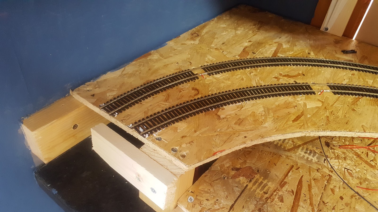 Lewis Lake Model Railroad First Lift out Section