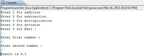 Open Source For Geeks: Basic Calculator program in Java