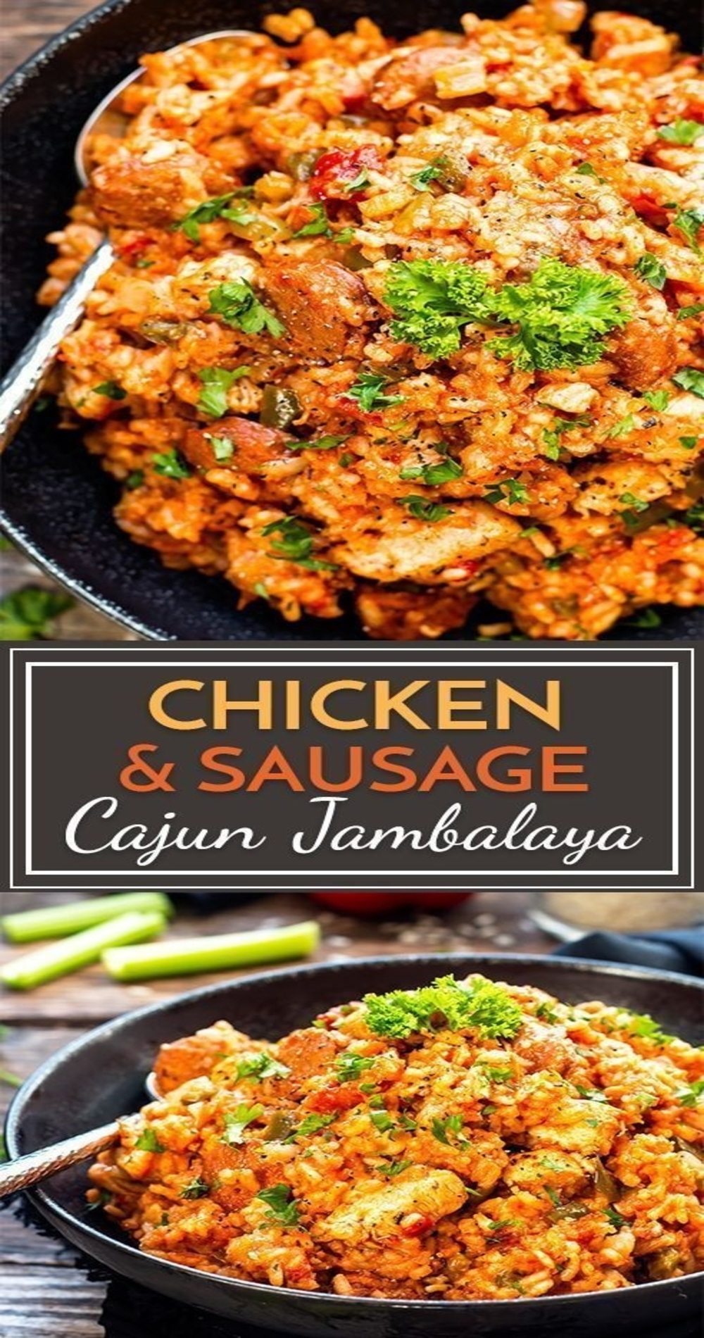 Sausage & Chicken Cajun Jambalaya
