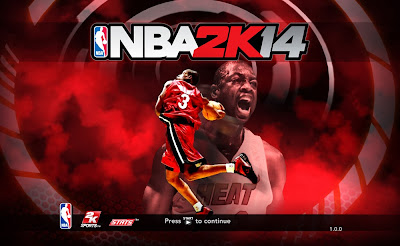 NBA 2K14 Dwyane Wade Title Screen Image Mod