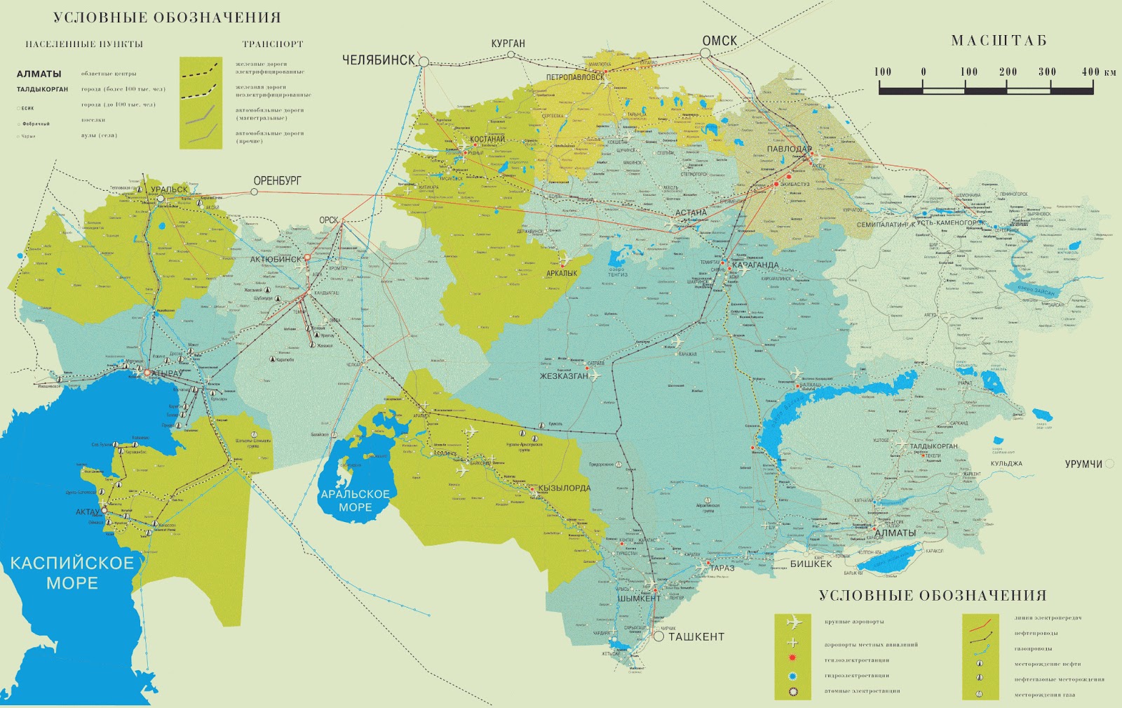 Kasachstan - Geographische Karten Kasachstan - Alle Deutschland