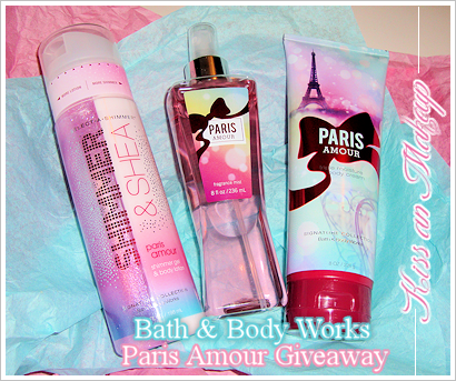 Bath & Body Works: Paris Amour Giveaway(end on 9th october)