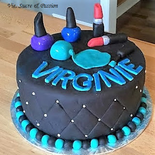 Gâteau maquillage - Anniversaire Fille de 11 ans Makeup Cake - Girl 11th Birthday