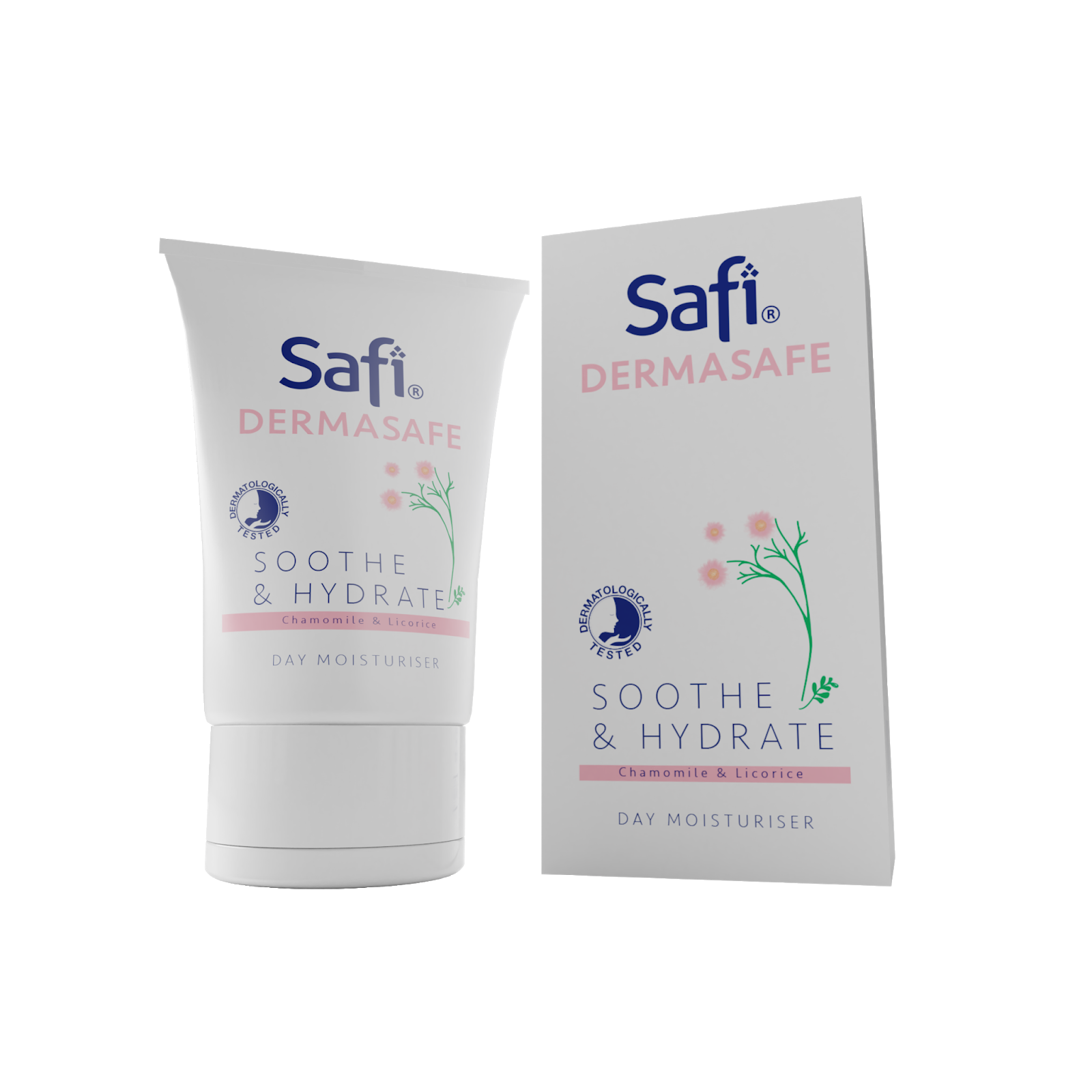 SAFI DERMASAFE Pelembap Siang Soothe & Hydrate SAFI DERMASAFE