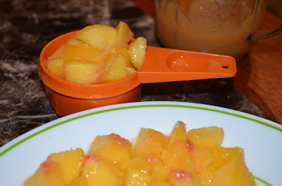 Chopped Peaches Photo by Trisha Field