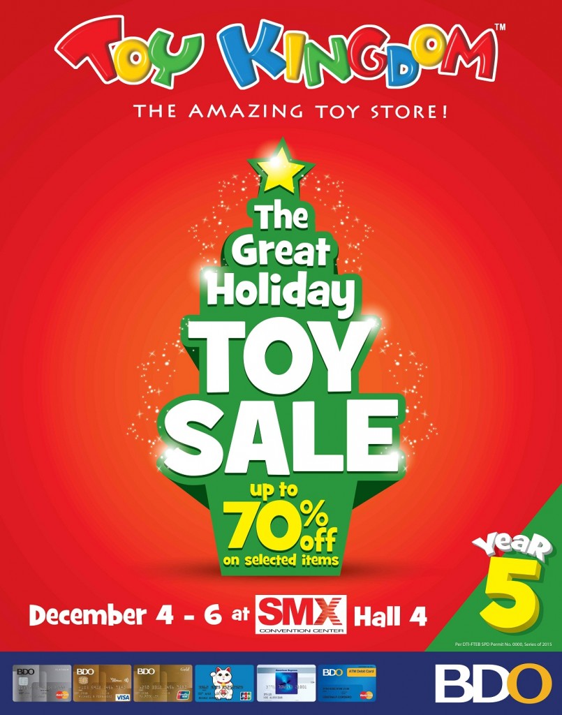 Toy Kingdom Great Holiday Toy Sale Year 5