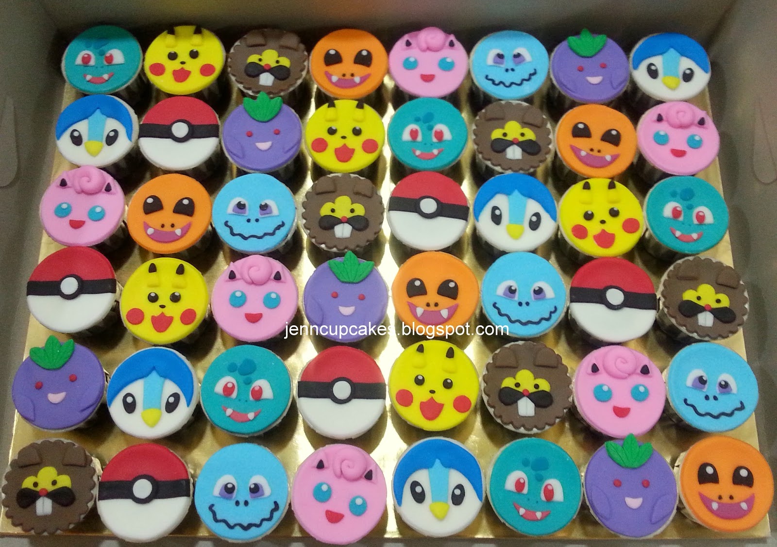 Jenn Cupcakes & Muffins: Pokemon Cupcakes