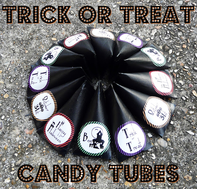 Trick or Treat Candy Tubes