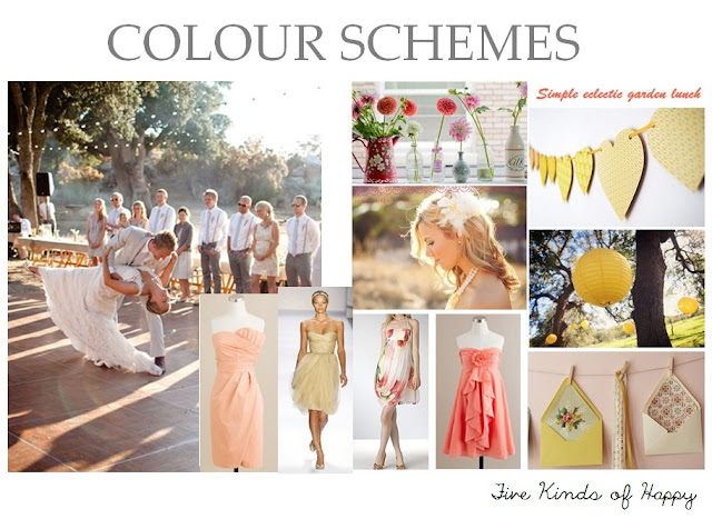 DIY wedding: How to choose wedding colours | five kinds of happy